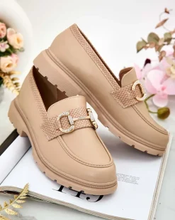 Clearance Eleganckie mokasyny damskie Fix Mokasyny Na Płaskiej Podeszwie