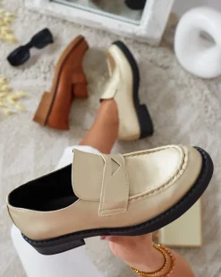 Sale Eleganckie mokasyny damskie Xoroz Półbuty|Mokasyny Na Płaskiej Podeszwie