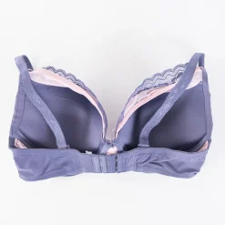 New Fioletowo-różowy biustonosz z koronką Codzienne