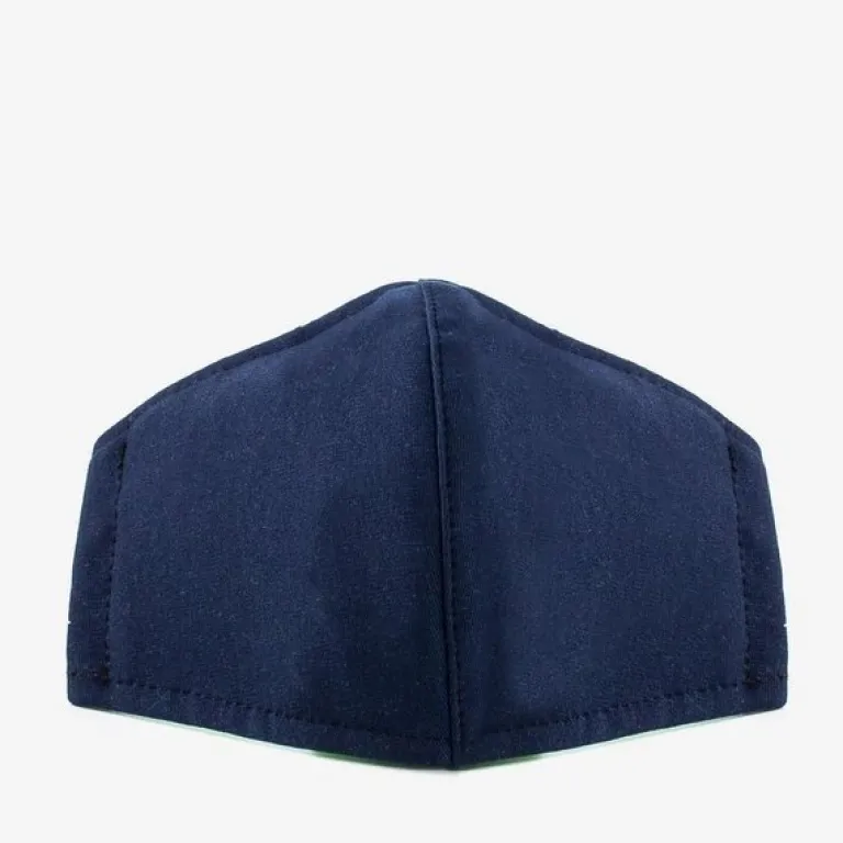 Granatowa 3 warstwowa maseczka ochronna na twarz Damskie Produkty Ochronne|Maseczki