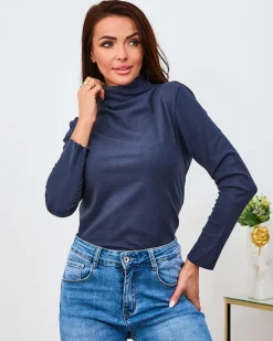 sweter typu półgolf Swetry