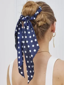 Sale Gumka do włosów ze wstążką w kropeczki Picolina Damskie Akcesoria Do Włosów
