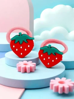 Sale Gumki do włosów z motywem owoców Fruity Bloom Damskie Akcesoria Do Włosów