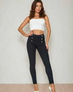 Clearance Jeansy damskie typu rurki Jeansy