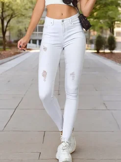 Online Jeansy damskie typu rurki Jeansy