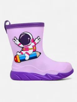 Hot Kalosze dziecięce z kosmonautą Cosmos Dziewczęce
