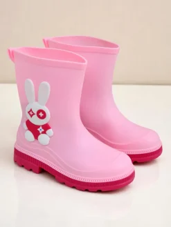 Best Kalosze dziecięce z króliczkiem Bunny Splash Dziewczęce