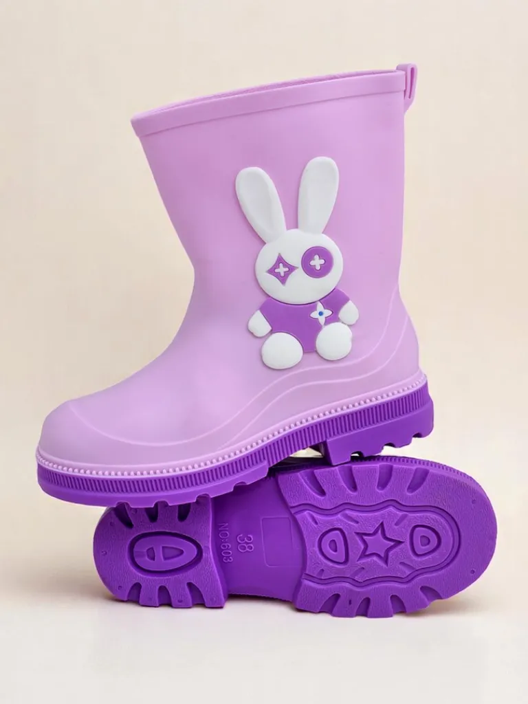 Outlet Kalosze dziecięce z króliczkiem Bunny Splash Dziewczęce