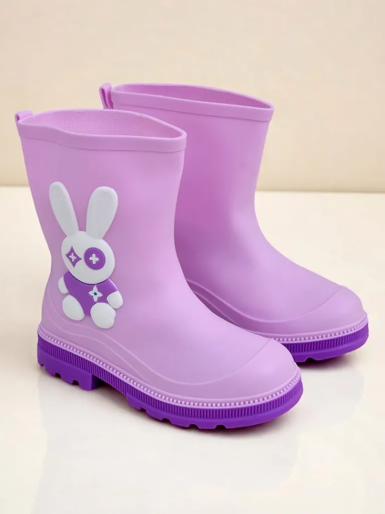 Outlet Kalosze dziecięce z króliczkiem Bunny Splash Dziewczęce