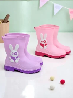 Outlet Kalosze dziecięce z króliczkiem Bunny Splash Dziewczęce