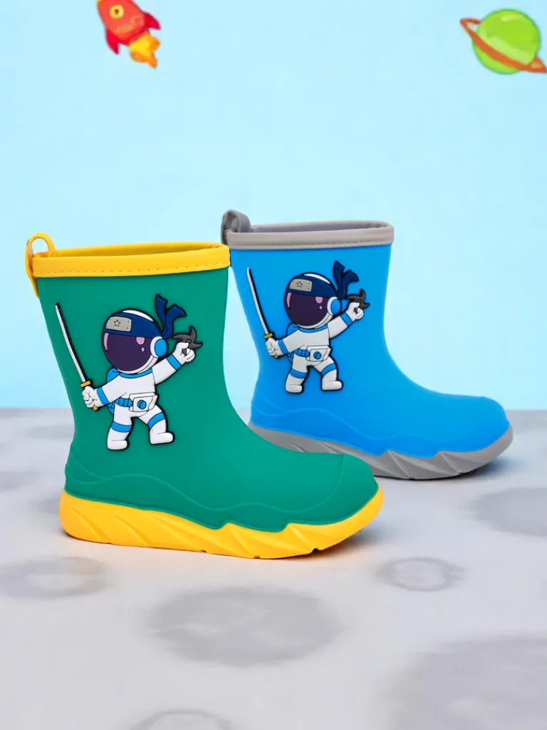 Outlet Kalosze dziecięce z kosmonautą Cosmos Boy Chłopięce