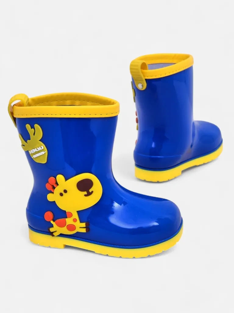 Online Kalosze dziecięce z naszywkami Good Time Chłopięce|Dziewczęce