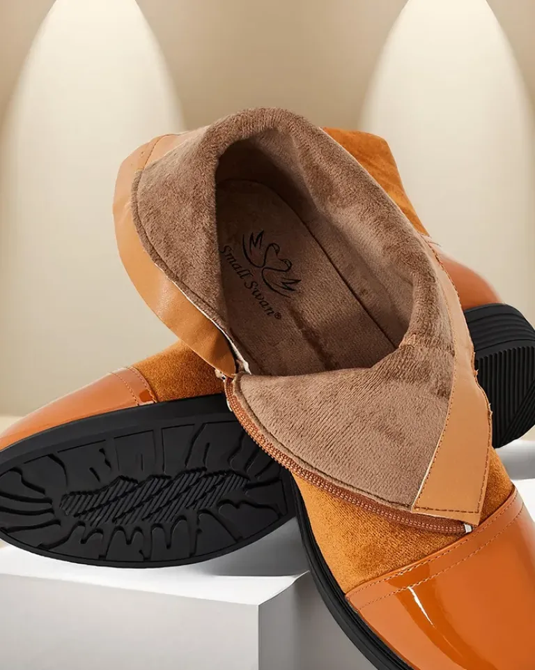 Best Klasyczne damskie botki Urbinos Botki Z Delikatnym Ociepleniem|Nowość