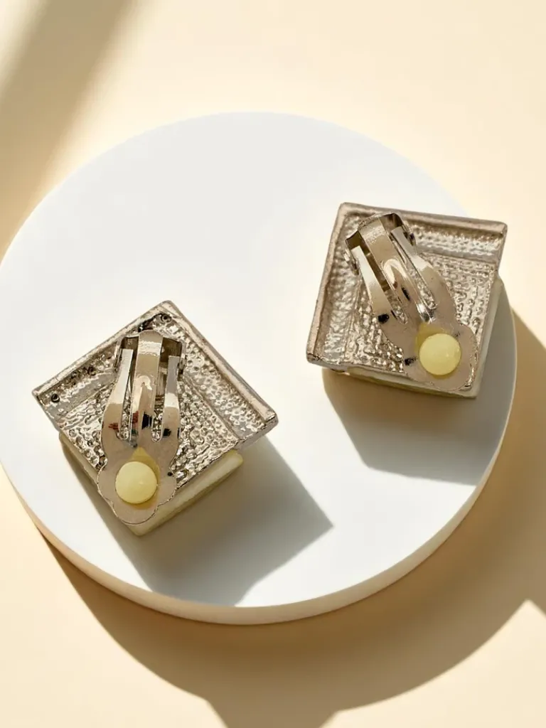 Sale Klipsy kolczyki damskie z kryształem i cyrkoniami Damskie Biżuteria