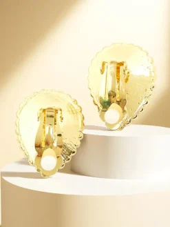 Outlet Klipsy kolczyki damskie z kryształem i cyrkoniami Damskie Biżuteria