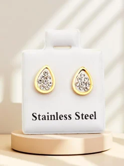 Best Kolczyki damskie łezki Damskie Biżuteria