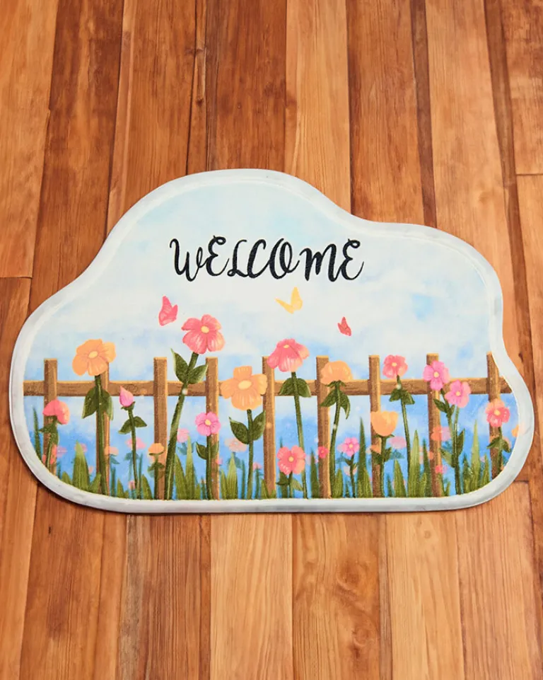 Clearance Kolorowy dywanik wycieraczka z kwiatkami 50x80 Dywany|Dekoracje I Ozdoby