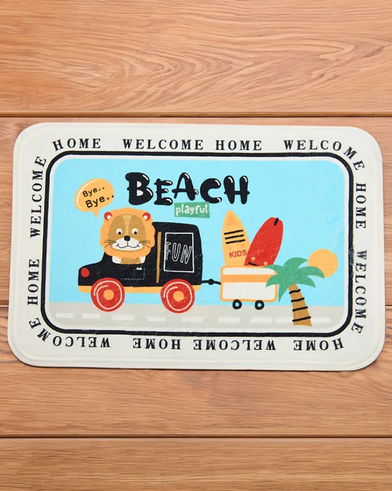 Best Kolorowy dywanik wycieraczka z nadrukiem 40x60 Dywany|Dekoracje I Ozdoby