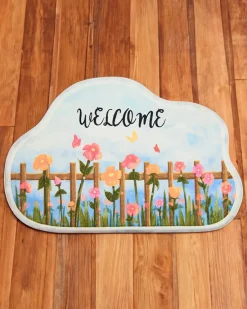 Clearance Kolorowy dywanik wycieraczka z kwiatkami 40x60 Dywany|Dekoracje I Ozdoby