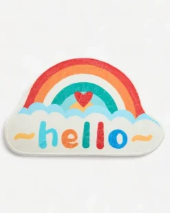 Hot Kolorowy dywanik wycieraczka z tęczą 40x60 Dekoracje I Ozdoby|Dywany