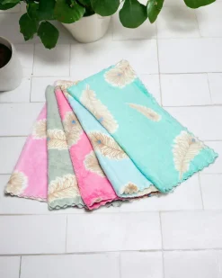 Komplet 5 ściereczek kuchennych z printem Ściereczki