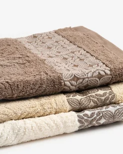 Outlet Komplet 3 ręczników łazienkowych Akcesoria|Ręczniki