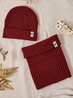 Discount Komplet zimowy uniwersalny- czapka typu beanie z kominem Damskie Czapki|Czapki I Kapelusze