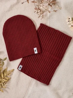 Discount Komplet zimowy uniwersalny- czapka typu beanie z kominem Damskie Czapki|Czapki I Kapelusze