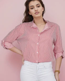 Best Koszula damska w paski Bluzki / Koszule / Koszulki