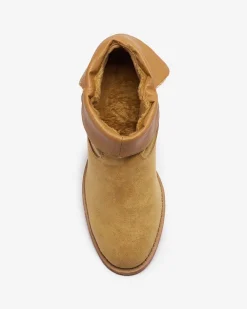 Best Kowbojki na krytym koturnie w kolorze camel Bluestone Botki Z Delikatnym Ociepleniem|Kowbojki