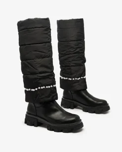 Discount Kozaki damskie w kolorze m Ameroe Kozaki Na Płaskim Obcasie|Kozaki Z Ociepleniem