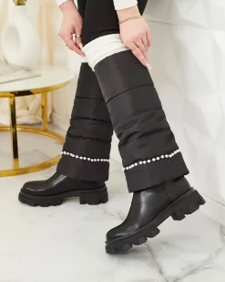 Discount Kozaki damskie w kolorze m Ameroe Kozaki Na Płaskim Obcasie|Kozaki Z Ociepleniem