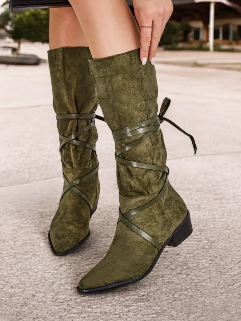 Hot Kozaki na niskim obcasie Rolizoo Kozaki Bez Ocieplenia