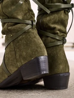 Hot Kozaki na niskim obcasie Rolizoo Kozaki Bez Ocieplenia