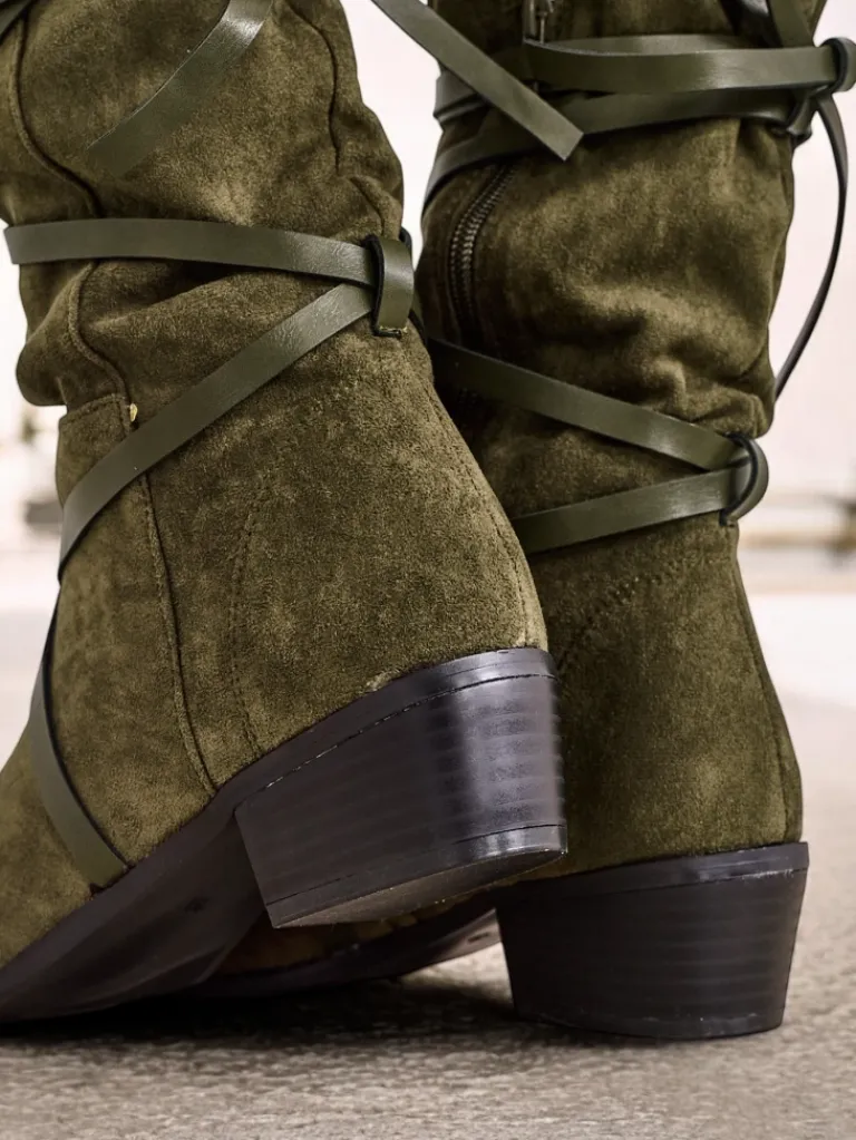 Hot Kozaki na niskim obcasie Rolizoo Kozaki Bez Ocieplenia