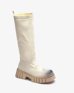 New owe damskie kozaki do połowy łydki Astaroth Kozaki Na Płaskim Obcasie|Kozaki Z Ociepleniem