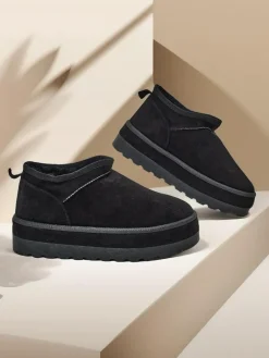 Best Krótkie buty a'la śniegowce damskie Biovve Śniegowce|Botki Z Delikatnym Ociepleniem