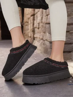 Best Krótkie buty a'la śniegowce damskie Esel Śniegowce|Botki Z Delikatnym Ociepleniem