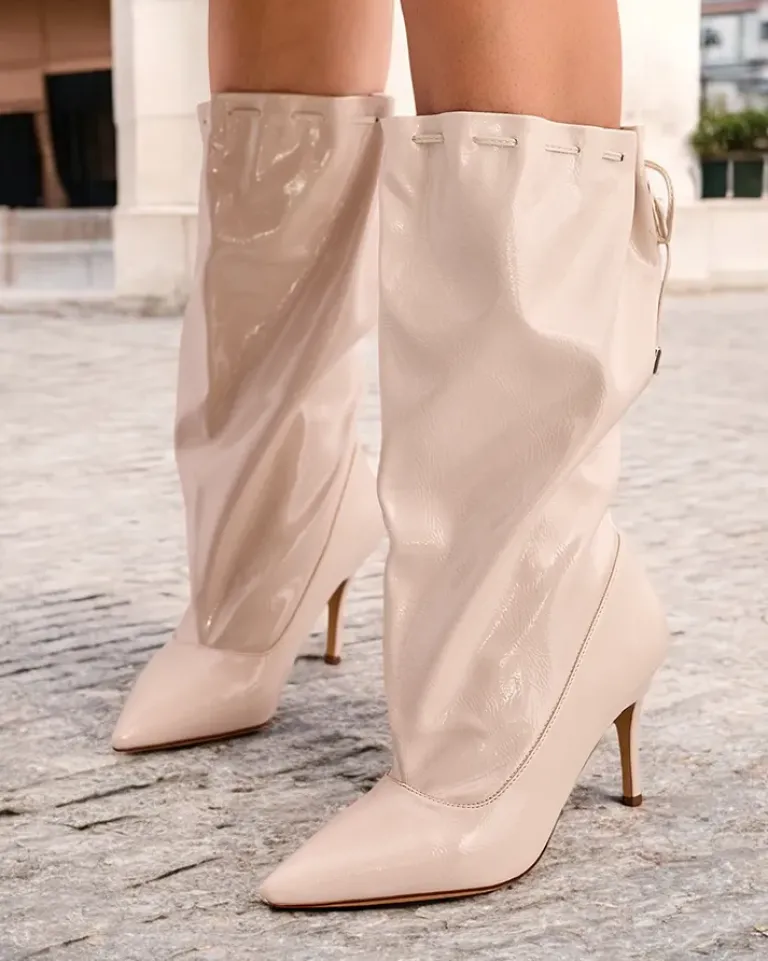 Discount Krótkie kozaki damskie Solii Kozaki Na Obcasie|Kozaki Bez Ocieplenia