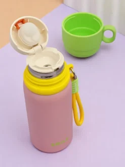 Outlet Kubek termiczny termos z kubeczkiem Happy Smile Akcesoria