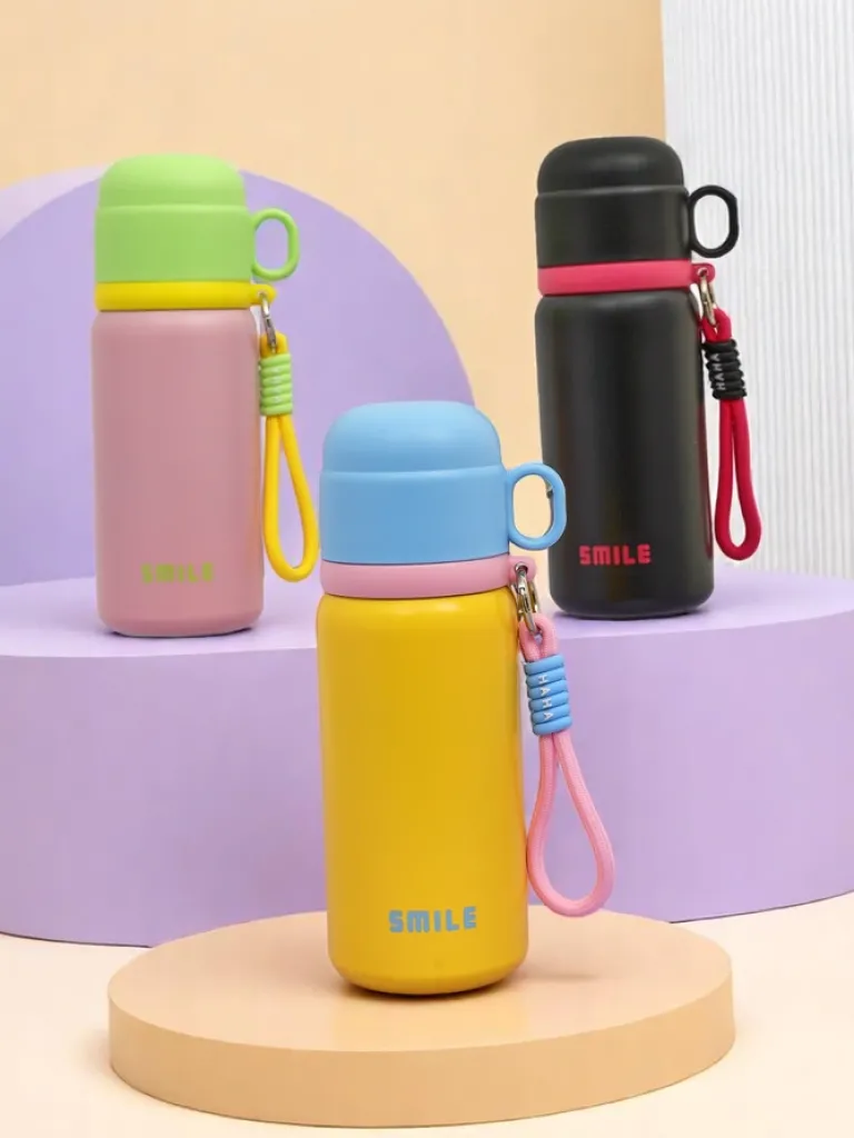 Online Kubek termiczny termos z kubeczkiem Happy Smile Akcesoria