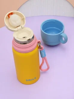 Online Kubek termiczny termos z kubeczkiem Happy Smile Akcesoria