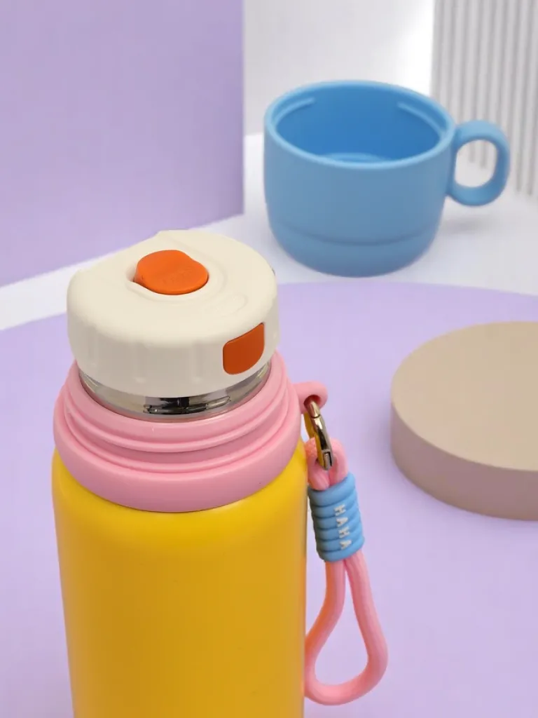 Online Kubek termiczny termos z kubeczkiem Happy Smile Akcesoria