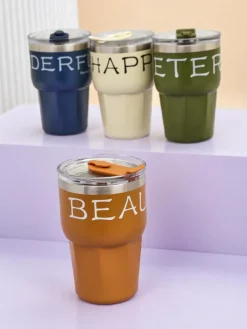 Discount Kubek termiczny ze słomką Beautiful Akcesoria