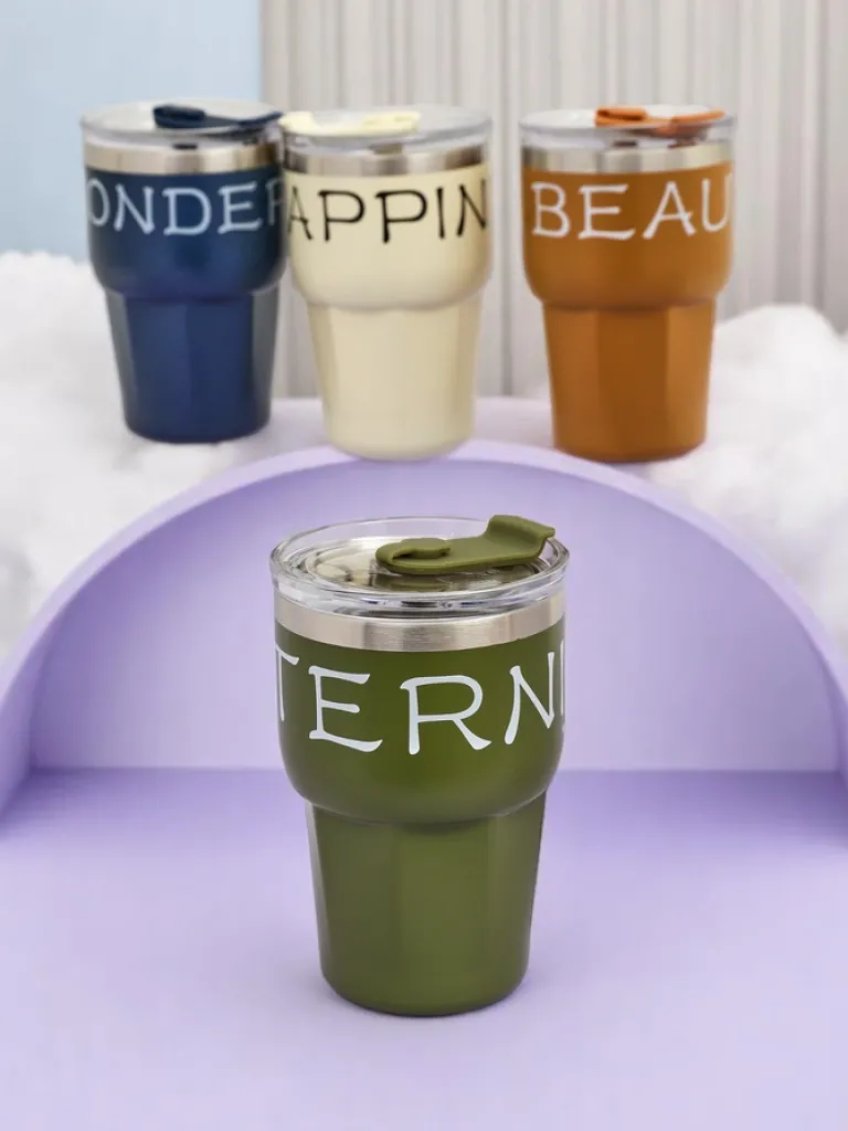 New Kubek termiczny ze słomką Beautiful Akcesoria