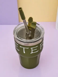 New Kubek termiczny ze słomką Beautiful Akcesoria