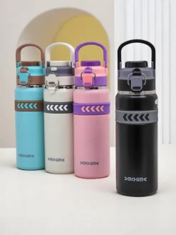 New Kubek termiczny bidon z ustnikiem i uchwytem Sports Experts Akcesoria