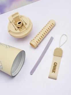 Outlet Kubek termiczny z koszyczkiem, słomką i ustnikiem Happy Dog Akcesoria