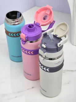 New Kubek termiczny bidon z ustnikiem i uchwytem Sports Experts Akcesoria