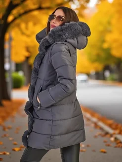 Clearance Kurtka damska z odpinanymi rękawami Kurtki / Marynarki / Płaszcze